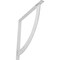 Ekena Millwork Bulwark Steel Bracket, Hammered White 2"W x 24"D x 24"H BKTM02X24X24BUHWH - alternate 1